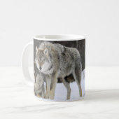 Yellowstone Wölfe Kaffeepause Tasse (Vorderseite Links)