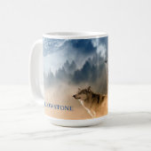 Yellowstone Wölfe Kaffeepause Tasse (Vorderseite Links)