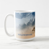 Yellowstone Wölfe Kaffeepause Tasse (Links)