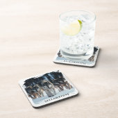 Yellowstone Wolves Getränkeuntersetzer (Rechte Seite)