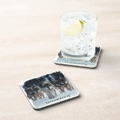 Yellowstone Wolves Getränkeuntersetzer (Rechte Seite)