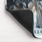 Yellowstone Wolves Mousepad (Ecke)