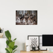Yellowstone Wolves Poster Art (Heimbüro)