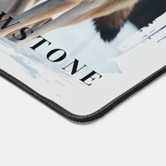 Yellowstone Wolves Schreibtischunterlage (Ecke)