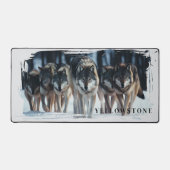 Yellowstone Wolves Schreibtischunterlage (Vorderseite)