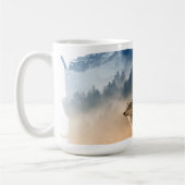 Yellowstone Wolves-Tasse Kaffeetasse (Links)