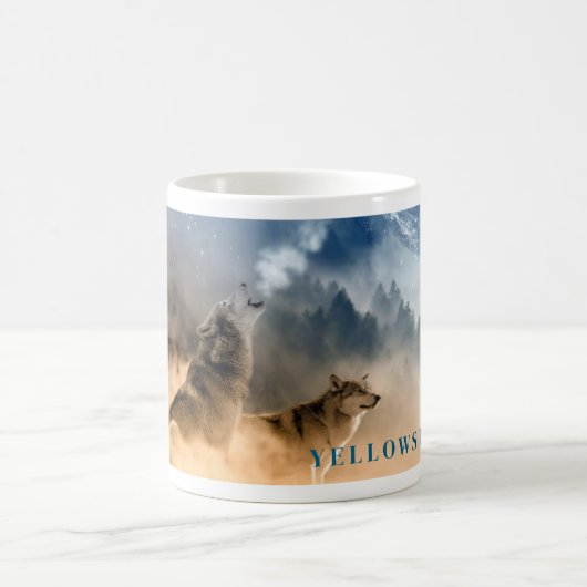 Yellowstone Wolves-Tasse Kaffeetasse (Mittel)