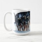 Yellowstone Wolves-Tasse Kaffeetasse (Links)