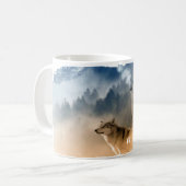 Yellowstone Wolves-Tasse Kaffeetasse (Vorderseite Links)