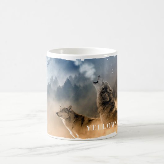 Yellowstone Wolves-Tasse Kaffeetasse (Mittel)