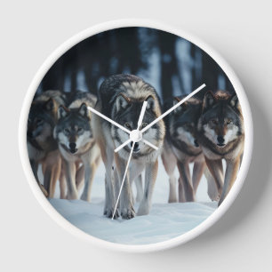 Yellowstone Wolves Uhr