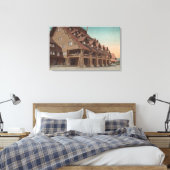 Yellowstone, WY - Eingang zum alten Treppenheim Leinwanddruck (Insitu (Schlafzimmer))