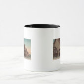 Yellowstone, WY - Eingang zum alten Treppenheim Tasse (Zentrum)