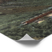 Yellowstone, WY - Yellowstone Highway and Wind Poster (Ecke)