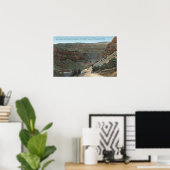 Yellowstone, WY - Yellowstone Highway and Wind Poster (Heimbüro)