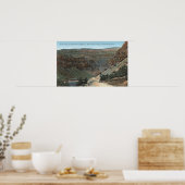 Yellowstone, WY - Yellowstone Highway and Wind Poster (Küche)