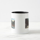 Yellowstone, WY - Yellowstone Highway und Wind 2 Tasse (Zentrum)