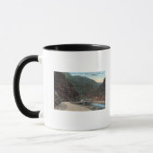 Yellowstone, WY - Yellowstone Highway und Wind 2 Tasse (Links)