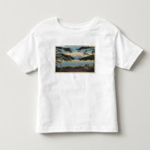 Yellowstone, WY - Yellowstone See und Colter Kleinkind T-shirt
