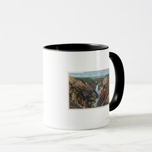Yellowstone, WYfrom Artist's Point Tasse (VorderseiteRechts)