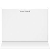 Yellowstone Wyoming Christmas Card (Innenansicht Horizontal (Oben))