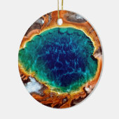 Yellowstone Wyoming Keramikornament (Links)