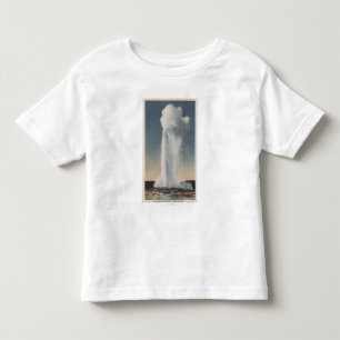 Yellowstone, WYView des alten zuverlässigen Kleinkind T-shirt
