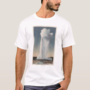 Yellowstone, WYView des alten zuverlässigen T-Shirt