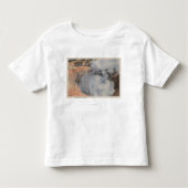 Yellowstone, WYView des Kraters des Kleinkind T-shirt (Vorderseite)
