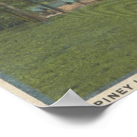 Yellowstone, WYView des Piney Inn Poster (Ecke)