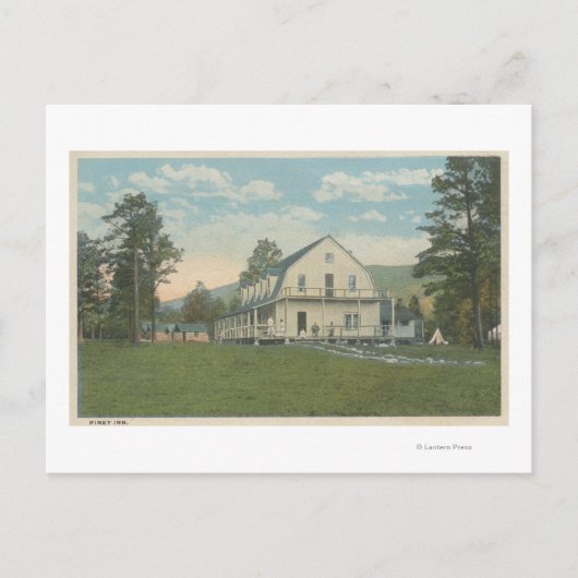 Yellowstone, WYView des Piney Inn Postkarte (Vorderseite)