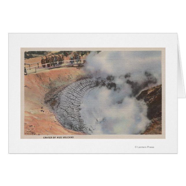 Yellowstone, WYView of Crater of Mud Volcano (Vorderseite (Horizontal))