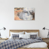 Yellowstone, WYView of Crater of Mud Volcano Leinwanddruck (Insitu (Schlafzimmer))