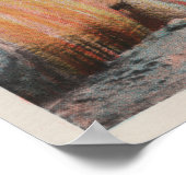 Yellowstone, WYView von Mammoth Hot Springs Poster (Ecke)