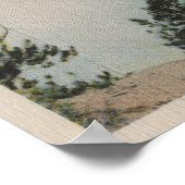 Yellowstone, WYWiew of Yellowstone River Falls Poster (Ecke)