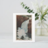Yellowstone, WYWiew of Yellowstone River Falls Postkarte (Stehend Vorderseite)