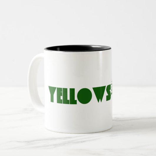 Yellowstone Zweifarbige Tasse (Vorderseite Links)