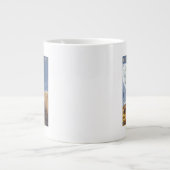 YellowstoneBison mit altem zuverlässigem Jumbo-Tasse (Vorderseite)
