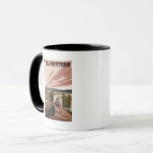 YellowstoneBison Scene Tasse (Vorderseite Links)