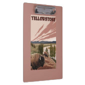 YellowstoneBison Szene Klemmbrett (Rechts)