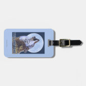 YellowstoneHowling Wolf Gepäckanhänger (Vorderseite horizontal)