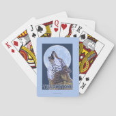 YellowstoneHowling Wolf Spielkarten (Rückseite)