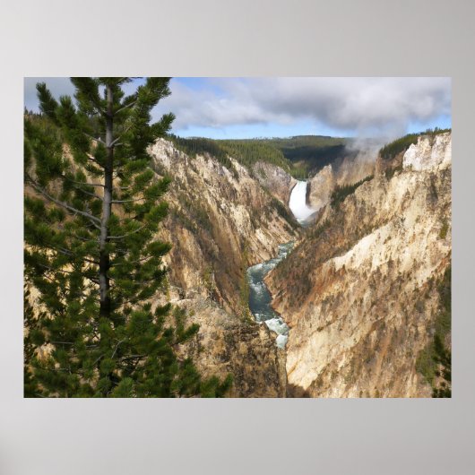Yellowstones Artist Point Poster (Vorne)
