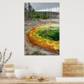 YELLOWSTONE'S MORGENS GLORY POOL POSTER (Küche)