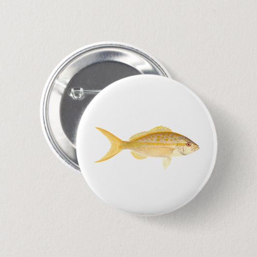 Yellowtail Snapper-Logo Button (Vorne & Hinten)