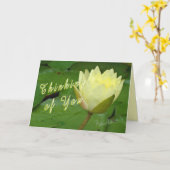 YellowWaterLily nach Maß anpassen Karte (Gelbe Blume)