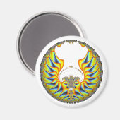 'YellowWings' Magnet (Vorderseite/Rückseite)