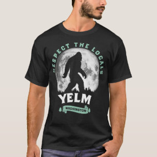 Yelm WA respektieren die Orte Vollmond T-Shirt
