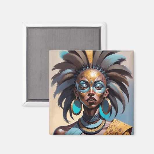 Yemọ ja, Muttergöttin Magnet (Vorderseite/Rückseite)