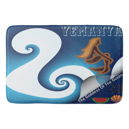 Yemanya-Göttin Badematte (Vorderseite)